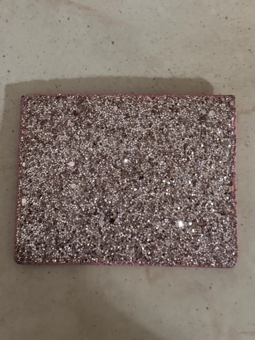 kate spade Coral Pink Crossbody with Glitter Trim & Matching Card Case